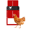 Automatic Chicken Door, Smart Light Sensor Control, Chicken Door Opener, Battery Operated, Multi Mode Chicken Flap, Evening and Morning Delayed Openin