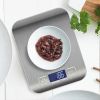 1pc 10KG/5KG Kitchen Scales Stainless Steel Weighing For Food Diet Postal Balance Measuring LCD Precision Electronic