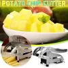 1pc French Fry Cutter; Commercial Restaurant French Fry Cutter Stainless Steel Potato Cutter Vegetable Potato Slicer With Suction Feet Cutter Potato H