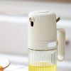 1pc Thickened Glass Mist Oil Spray Pot; Kitchen Utensils; Barbecue Oil Spray Bottle