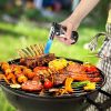 Culinary Butane Torch Lighter Refillable Blow Torch Adjustable Flame Kitchen Cooking BBQ Torch (Gas Not Included)