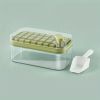 1pc Large Size 32/64 Slots Ice Mold Ice Tray Tray With Lid Ice Delivery Shovel; Creative 2-in-1 Ice Tray Mold And Storage Box One-click For Ice Extrac