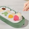 1pc New Ice Cream Ice Cream Mold Household Homemade Food Grade Silicone Popsicle Ice Cream Grinder